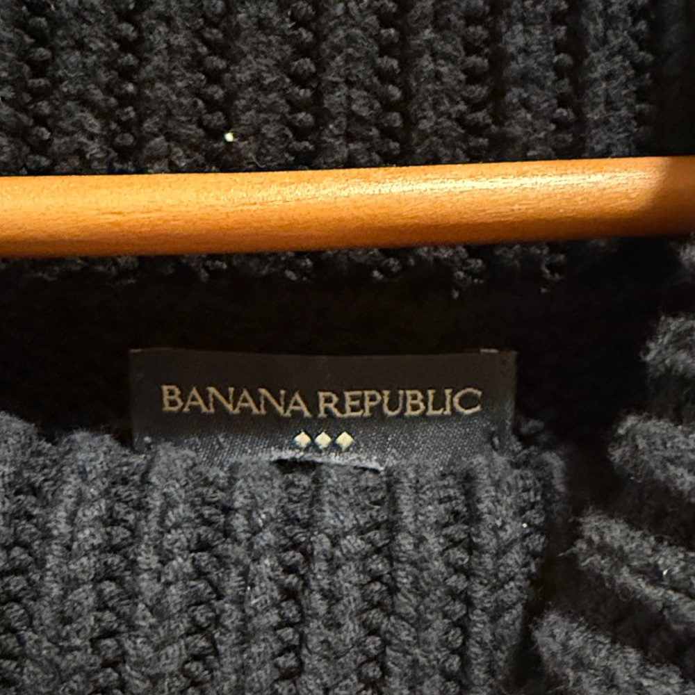 Banana Republic Black Cowl Neck Sweater - Picture 2 of 4